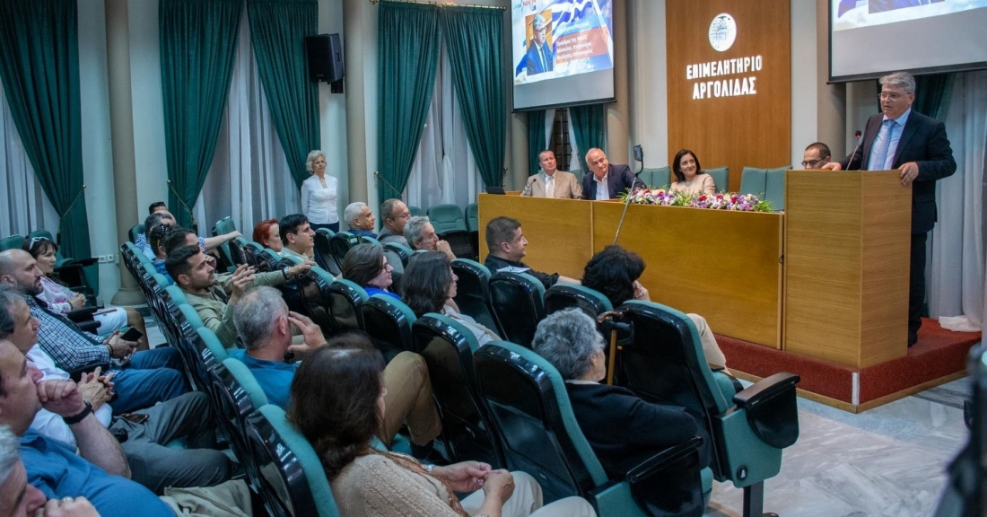 Μεγάλη συμμετοχή στην εκδήλωση παρουσίασης ευρωβουλευτών της ΝΙΚΗΣ στο Άργους, παρουσία  του Προέδρου, του Αντιπροέδρου και βουλευτών της ΝΙΚΗΣ